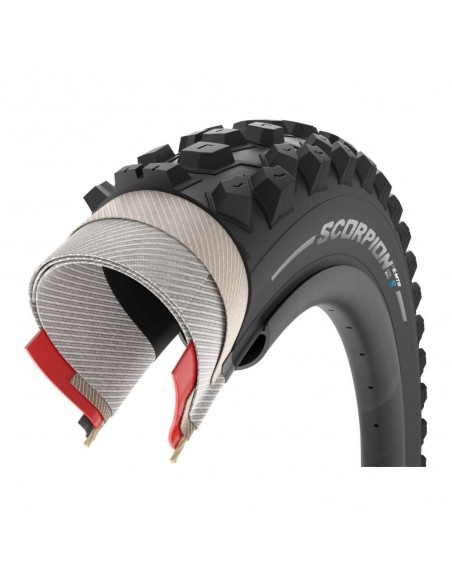 COPERTONE PIRELLI SCORPION E-MTB S 27.5x2.6 - 65-584 - TUBELESS READY COPERTONE PIRELLI SCORPION E-MTB S 27.5x2.6 - 65-584 - TUBELESS READY