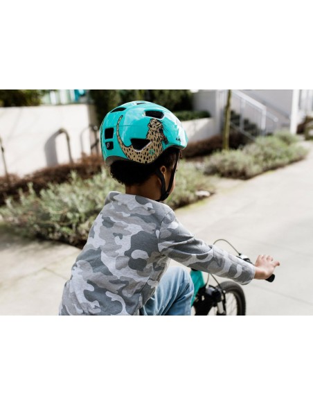 Kids - Lazer Nutz KinetiCore Helmet - Roaring Cat