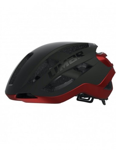 CASCO LIMAR AIR STAR NERO OPACO/ROSSO CROMATO CON LUCE POSTERIORE L (57/61)