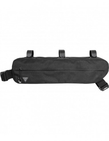 BORSA TUBO ORIZZONTALE (SOTTO) MIDLOADER (4,5 L) CON CINTURINI IN VELCRO NERA