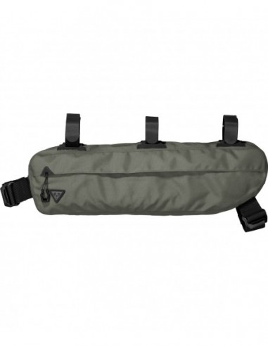 BORSA TUBO ORIZZONTALE (SOTTO) MIDLOADER (4,5 L) CON CINTURINI IN VELCRO VERDE
