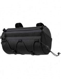 BARBAG TUBULAR HANDLEBAR BAG (3.8 L) BLACK WITH VELCRO...