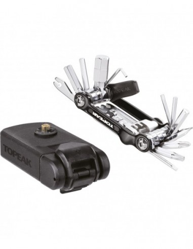 NINJA MASTER+ TOOLBOX T20 CON CHIAVE MULTIUSO MINI 20 PRO CON ATTACCHI NINJA MASTER+ CAGE/FRAME MOUNT