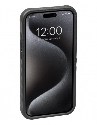 CUSTODIA RIDECASE PER IPHONE 15 PRO NERA/GRIGIA
