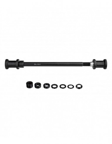 KIT ASSE PASSANTE JOURNEY TRAIL TX AXLE KIT P-15 180MM AL-7075 CNC, CON FILETTATURA M12 X P1.5MM E KIT SPESSORI INCLUSO