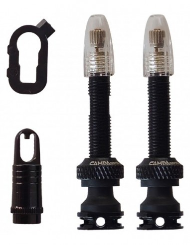 KIT 2 VALVOLE UST 40MM CAMPABROS NERA 6 FORI + ACCESSORI