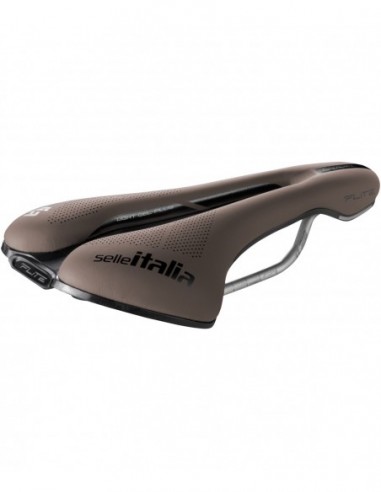 SELLA FLITE BOOST GRAVEL SUPERFLOW S TEL. IN TI 316 FIBRA-TEK MARRONE