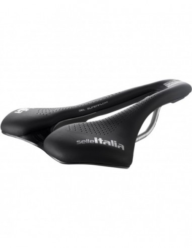 SELLA MAX SLR BOOST GEL SUPERFLOW TEL. IN TI 316 FIBRA-TEK NERA