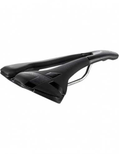 SELLA X-LR SUPERFLOW L TEL. IN TI 316 FIBRA-TEK NERA