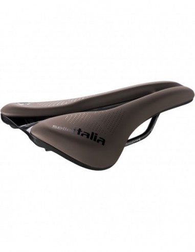 SELLA NOVUS EVO BOOST SUPERFLOW GRAVEL TM L TEL. IN MANGANESE SOFT-TEK MARRONE