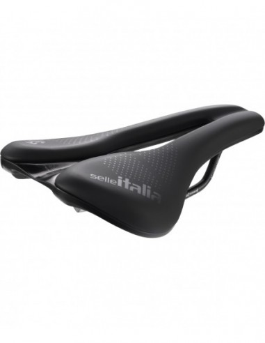 SELLA NOVUS EVO BOOST SUPERFLOW GRAVEL TM L TELAIO IN MANGANESE SOFT-TEK NERA