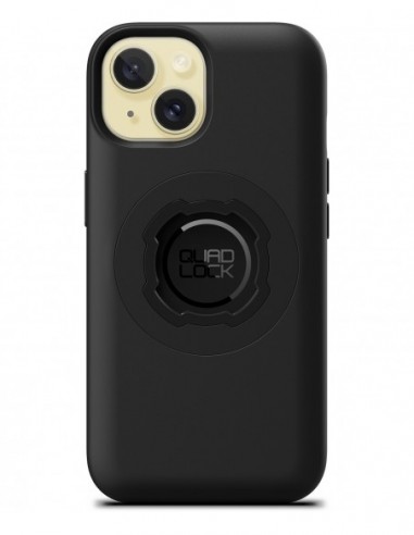 COVER QUAD LOCK MAG - iPHONE 15 (ANELLO NERO)